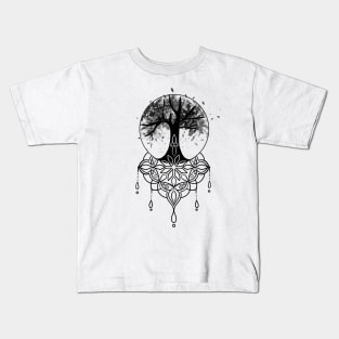 Mandala tree of life Kids T-Shirt